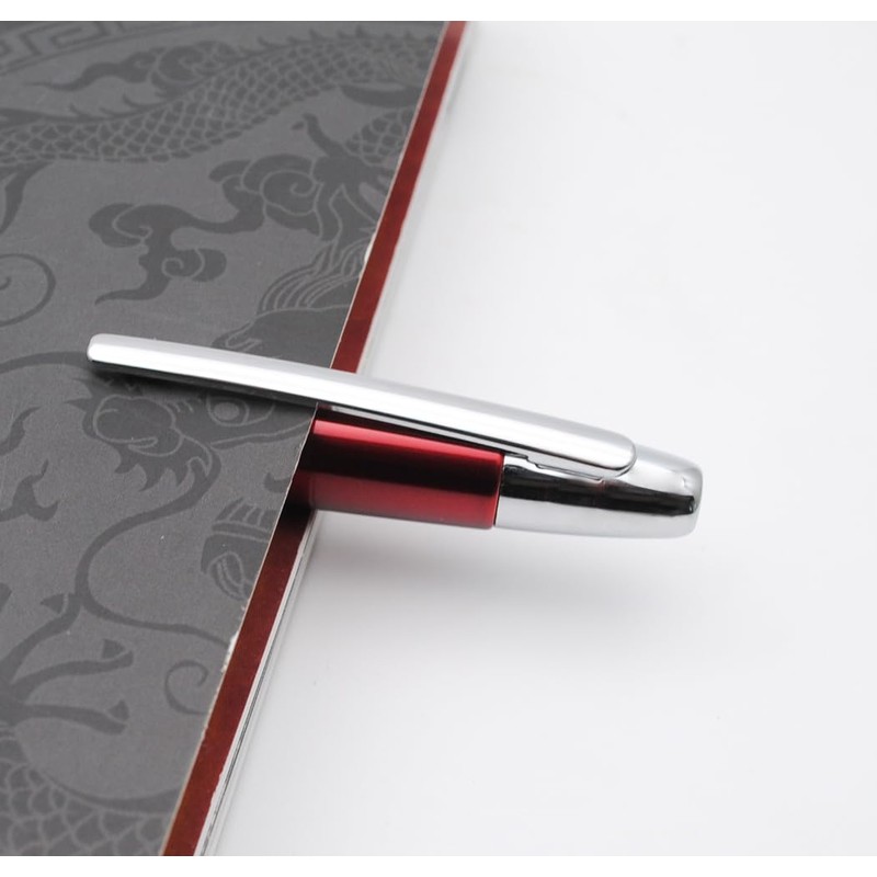 JINHAO 10 Press Fountain Pen Retractable Metal Pen with Ink