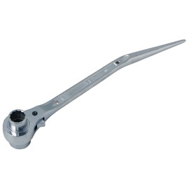 Top Industry (TOP) Ratchet Wrench, Tatsuya Model, Total Polished Tobi Specifications, Kyokushino, 0.7 x 0.8 inches (17 x 21 mm), Scaffolding, Housing, Tobi Tools, RM-17x21N-BT-SV, Tsubamesanjo, Made