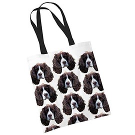 Springer Spaniel Tote Bag Gifts for Dog Lovers Print Bags with Dogs on