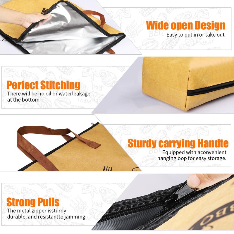 BBQ Blanket for Resting Meat, Reusable Smoker Grilling Meat Insulated