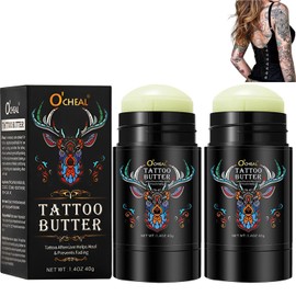 proamate Tattoo Aftercare Butter Balm,Natural Organic Tattoo Cream Moisturizer for Old & New Tattoos Healing Brightener Color Enhance