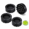4 Pcs Washing Machine Anti-Vibration Pads with Spirit Level, 62