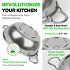 COMPORT K Premium 18/8 304 Stainless Steel Strainer Set of