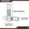 Amavoler Universal Motorcycle Handlebar Grips Fits for Motorcycles with 7/8"