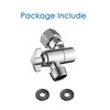 Adjustable Shower Head Extension Adapter Chrome,Senhozi Shower Head Elbow Adapter,