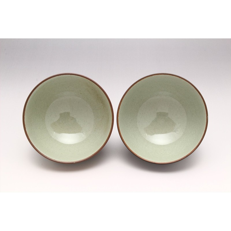 Arita Ware Obi Small Flower Rice Bowl Pair