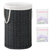SETVSON Large Laundry Hamper Laundry Basket Round 34.3 Gal (130