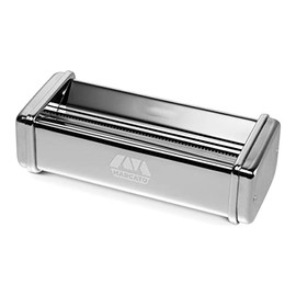 MARCATO Made in Italy Bigoli Attachment for Pasta Fresca Kneading-Pasta Machine, Chrome Steel