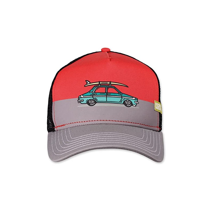 Coastal - Retro Beauty (Red/Grey) - Trucker Cap Mesh Cap