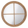 47th & Main Hanging Wall Mirror Round Four Panel, Round,