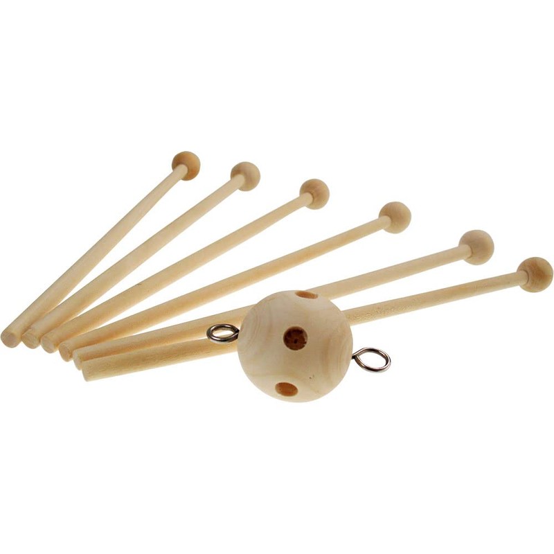 Mobi Lestern Mobile Cross Set of 6 Way Ceiling Light