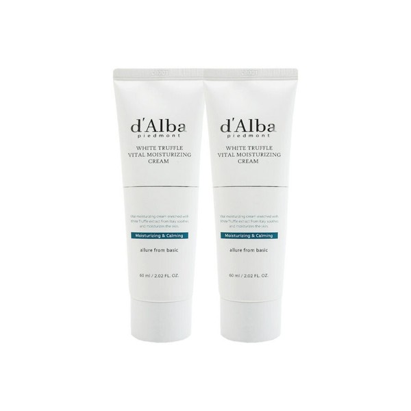 Dalba White Truffle Vital Moisturizing Cream 60ml x 2/ 달바