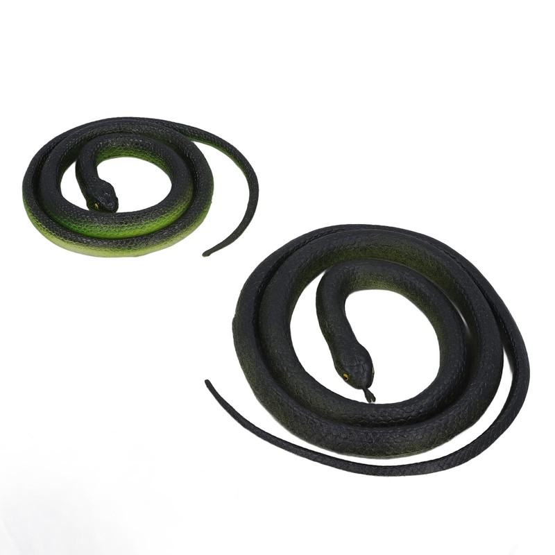 2 Set Snake Prank with String Clip Lifelike Adult Clip