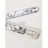 MGM Women's Soft Glam "Small" Belt, Silver (Titan 1), 105
