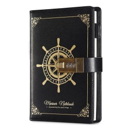 L Libreta Vintage Pasta Dura Cuaderno Dibujo Diariow J