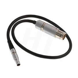 HangTon 2 Pin Female Power Cable for Steadicam Zephyr 24V to ARRI Alexa SXT/XT/LF/Classic Camera (0b 3 Pin)