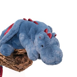 YOUBLEK 40In 5Lb Weighted Stuffed Animals,Cute Plush Dragon,Weighted Stuff Dinosaur Toy for Kids Adult Gift or Decoration (5lb, Blue)