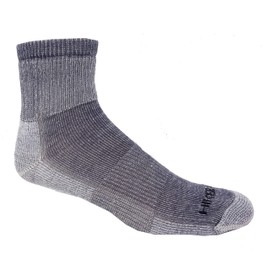 Super-Wool Hiker GX Low-cut Hiking Socks (3 Pairs) (Grey, Large (8-12 Shoe))