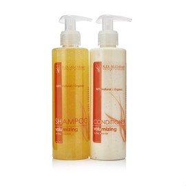 RD Alchemy - 98% Natural & Organic Volumizing Shampoo and Conditioner Set - Thickens, Plumps, and volumizes Flat, Dull, and Thin Hair