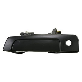 TRQ Driver Side Exterior Door Handle Gloss Black Compatible with 2001-2005 Chrysler Sebring Dodge Stratus 2000-2004 Mitsubishi Eclipse 1999-2003 Galant 1997-2002 Mirage