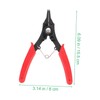 WOONEKY 1 Set Multi Functional Circlip Plier Tool Interchangeable Design