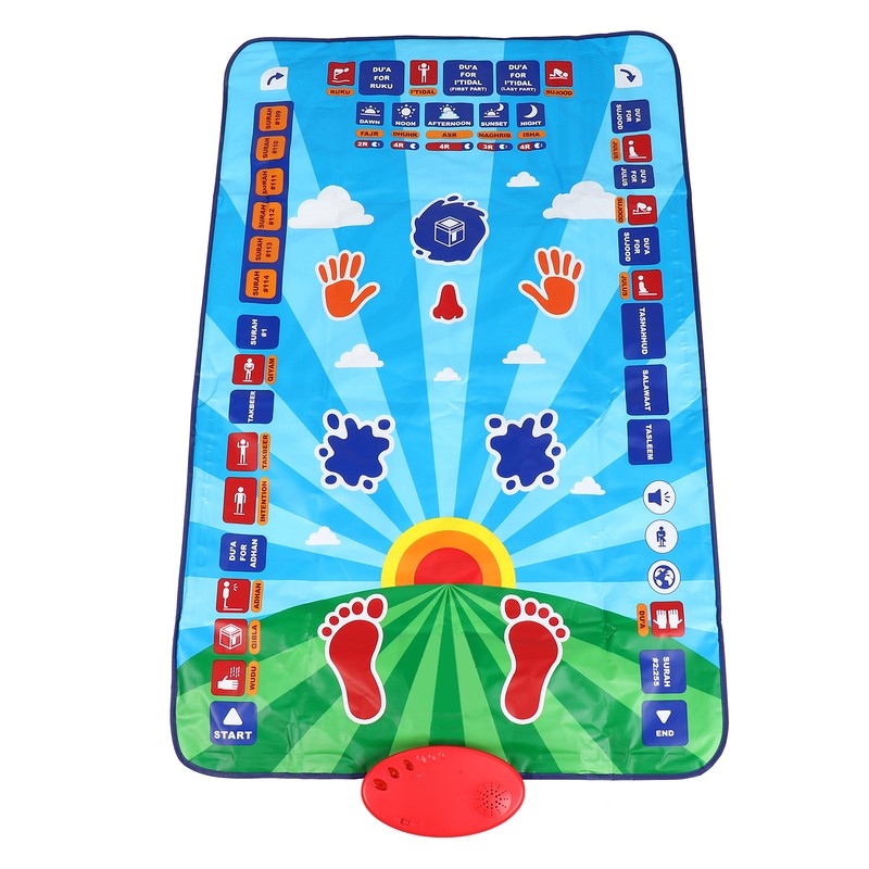 7 Languages Educational Prayer Mat Electronic Interactive Prayer Rug Mat