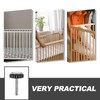 TOYANDONA Door Guard Rail, Spindle Rod with Baby Gate Thread,