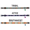Cat Collar Breakaway 2PCS Adjustable Pattern Tribal Aztec Southwest Safety