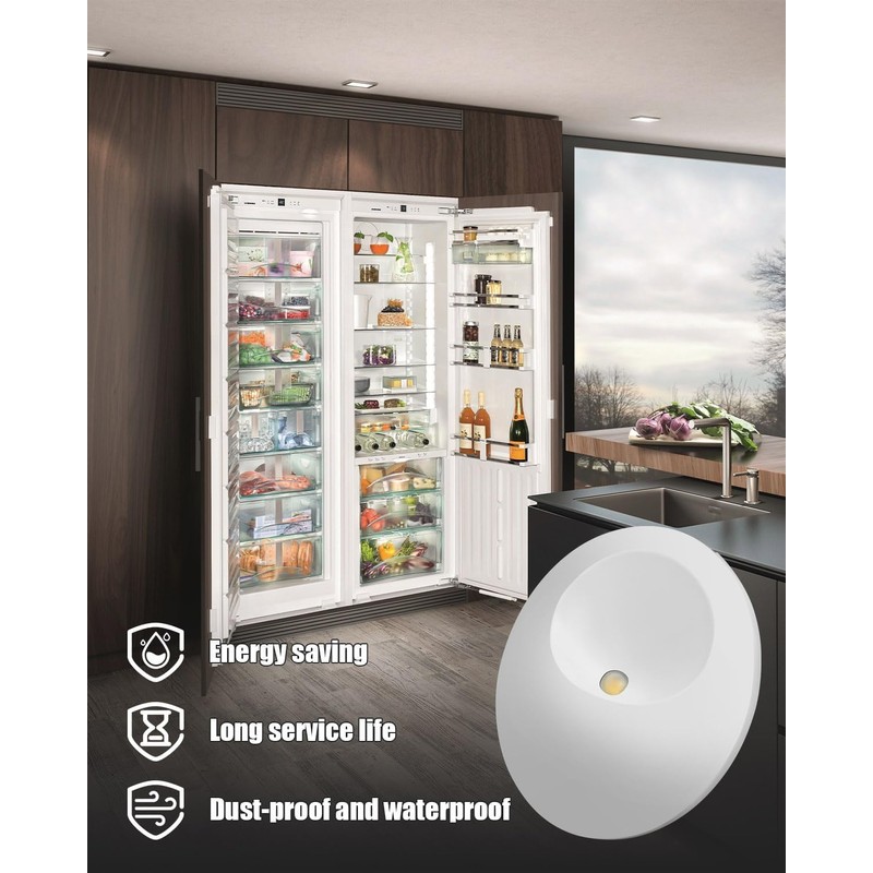WR55X11132 WR55X25754 Refrigerator Led Light and Cover Assembly Compatible with