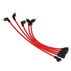 5Pcs 8mm Red Silicone HT Ignition Leads Spark Plug Wires Cables for MGB 1800cc Models