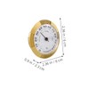 BIUDECO Mechanical Hygrometer Precision Humidity Gauge for Humidor Stylish Analog