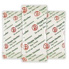 Wolfgroup 1000cc (30 Packets) Oxygen Absorbers for Food Storage Food Grade - Long Term and Freshness for Mylar Bag, Containers Food - Fresh Produce Preserver