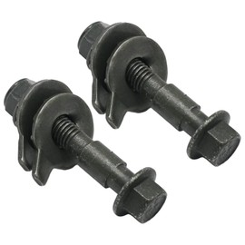 Zreneyfex 4Pcs 14mm Rear Wheels Alignment Cam Bolt Kit for Vehicles Steel Four Wheel Alignment Adjustable Camber Kit, Left and Right Adjustable Camber Alignment Kit Camber Caster Parts