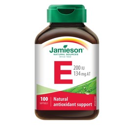 Jamieson VITAMIN E SOFTGELS, 100IU / 100