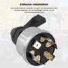 Indicator Switch for Agricultural Vehicles Replacement Part, 40 mm Diameter