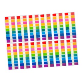 Operitacx 900 Pcs Index Sticker Planner Calendar Tabs Color Stickers Colored Stickers Colored Tabs Book Annotation Tabs Colored Dots Stickers Color Dots Stickers Student Notebook PVC Bible