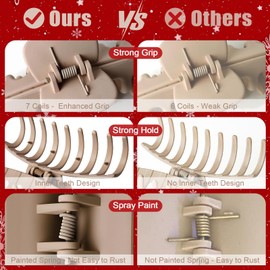 TOCESS Hair Claw Clips for Women - Large 8PK Neutral Matte Jumbo Square Hair Clips for Thick, Thin, Long, Short, Curly Hair Girls, Big Jaw Clip Set for Daily Use(Camel Khaki)