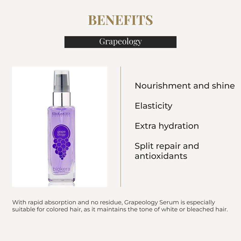 SALERM - Grape Seed Oil - Salerm Grapeology Biokera Natura