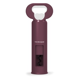 VIN BOUQUET FID 681 3 in 1 Bordeaux. Can, Bottle Opener, Corkscrew, Plastic