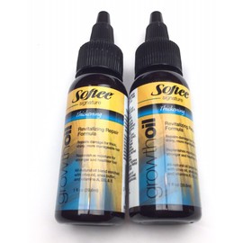 Softee Growth Oil Thickening Hair Repair Formula  Lot Of 2 Paraben Free 1 Oz Ech