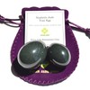 2-PCS Nephrite Jade Egg Set for Advanced & Intermediate Users,