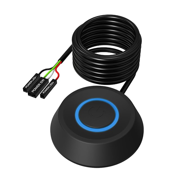 iHaospace Power Switch of Desktop Computer, External Remote Start PC