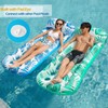 Jasonwell Inflatable Pool Float Lounge - 2 Pack Floaties Rafts