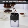 Mini Electric Burr Coffee Grinder with Adjustable Coarse Fine Grinding