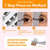 i-ENVY Press&Go Lash Applicator Tool, Nonstick Cluster Eyelash Tweezers for