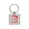 Wrendale Designs "Mushroom in my heart" mouse key ring, grey,