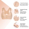 BRABIC Women Post-Surgical Sports Support Bra Front Closure with Adjustable