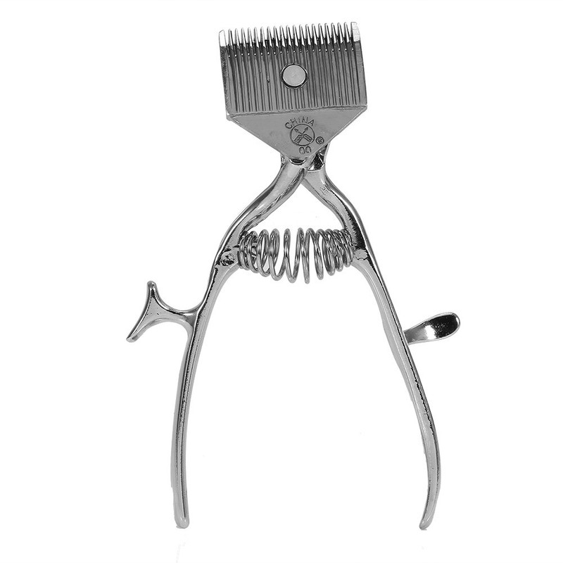 YUMILI Stainless Steel Manual Hair Cutting Tool, Hand Push Hair
