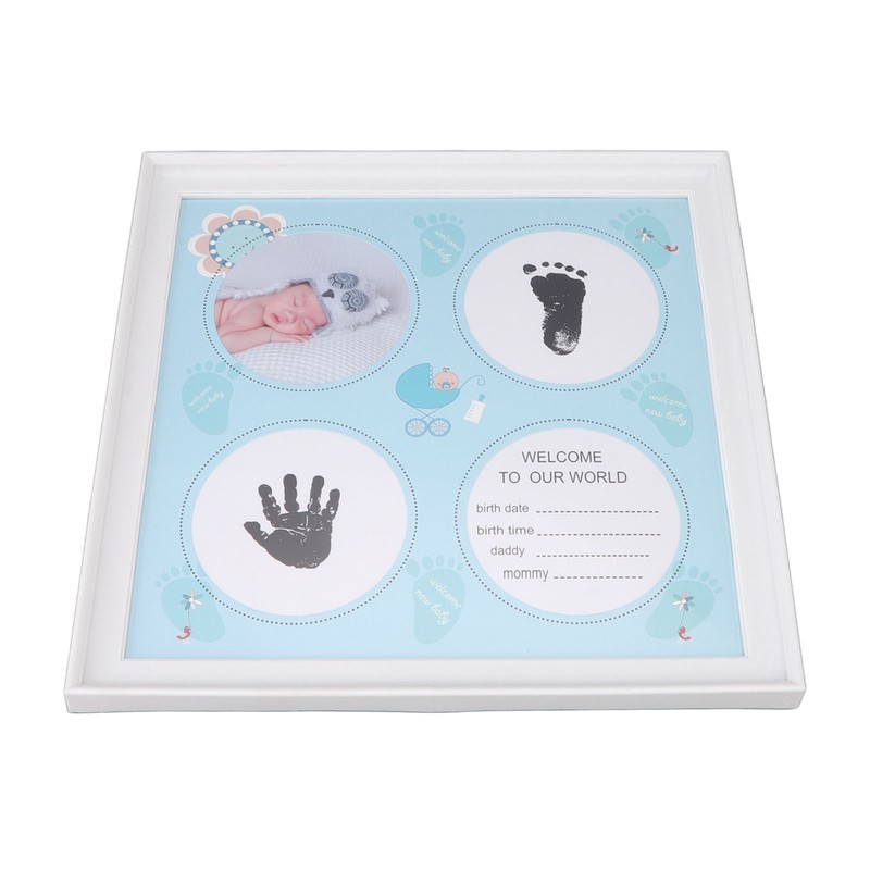 Baby Handprint Footprint Kit for Newborn Boys Girls Wear Resistant