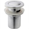 Chrome Pop Up Slotted Bathroom Sink Waste Bathroom Click Clack